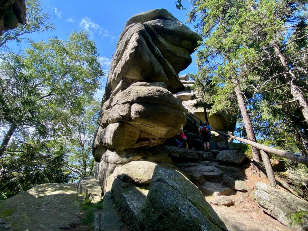 Ferienwohnung Oxana Im Naturpark Fichtelgebirge Schonwald  Exterior foto